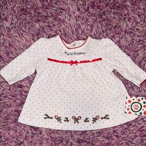 Little Me My First Christmas shirt